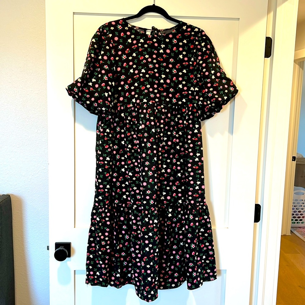 ASOS maternity floral midi dress